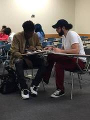 student being tutored